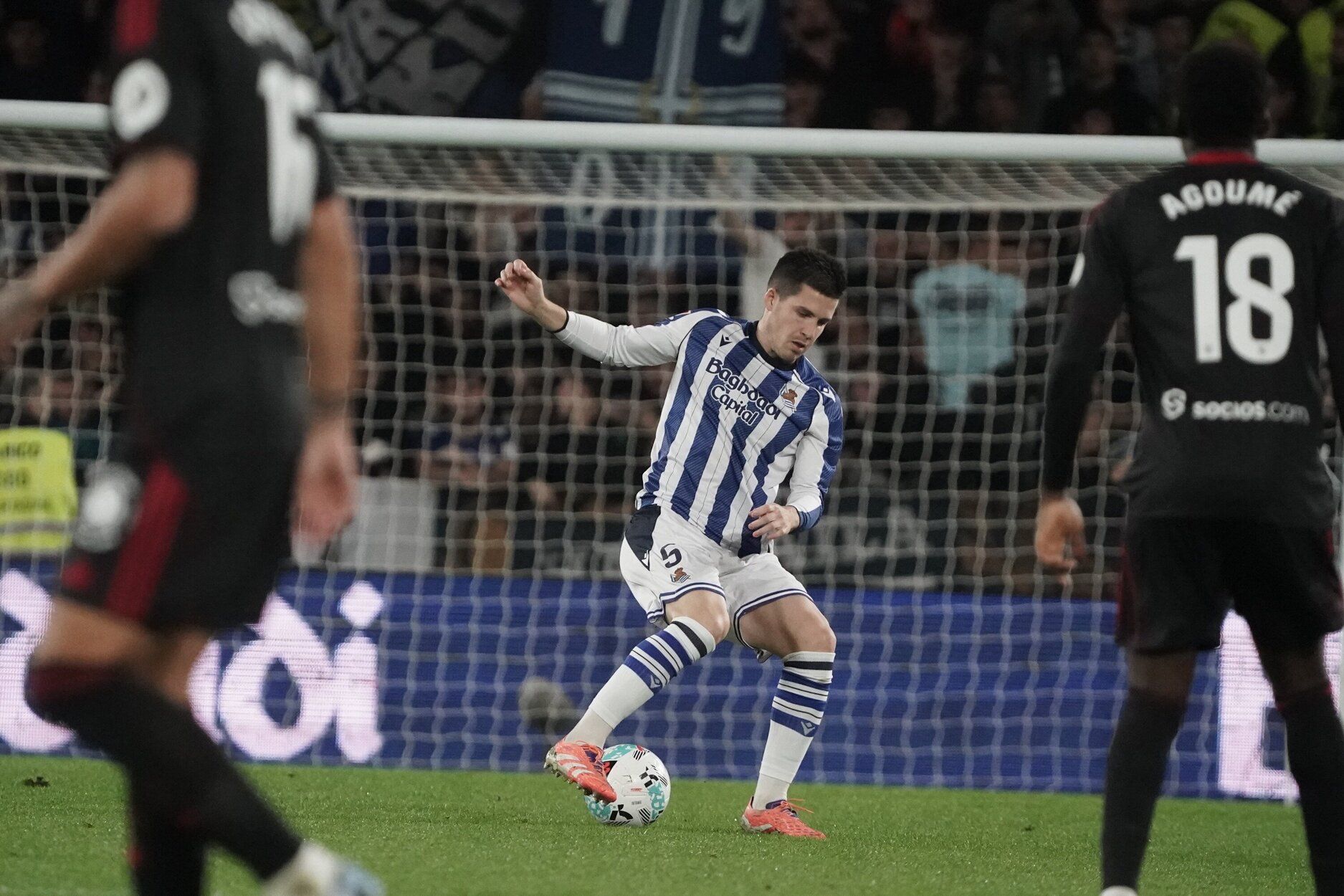 Las mejores imágenes del partido entre la Real y el Sevilla