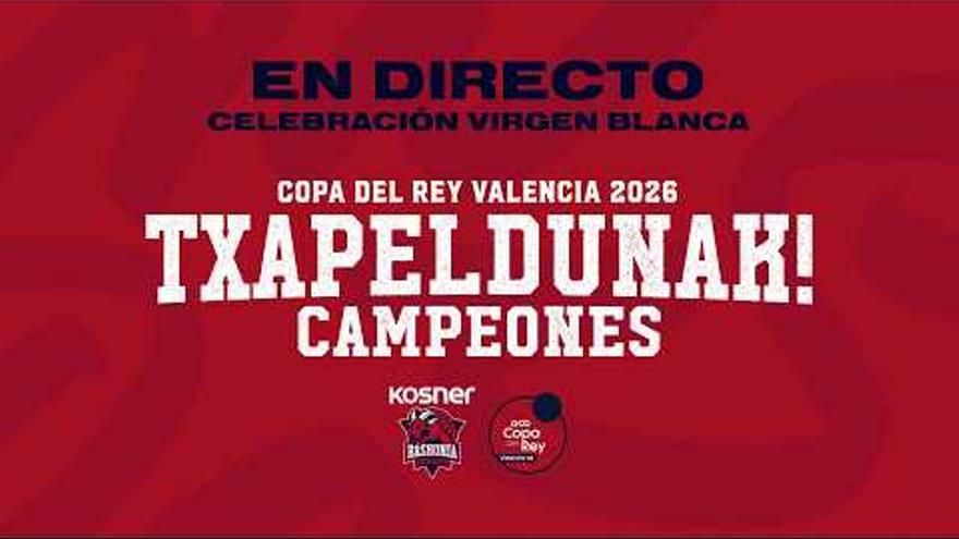 Los detalles del recibimiento al Baskonia en la Virgen Blanca