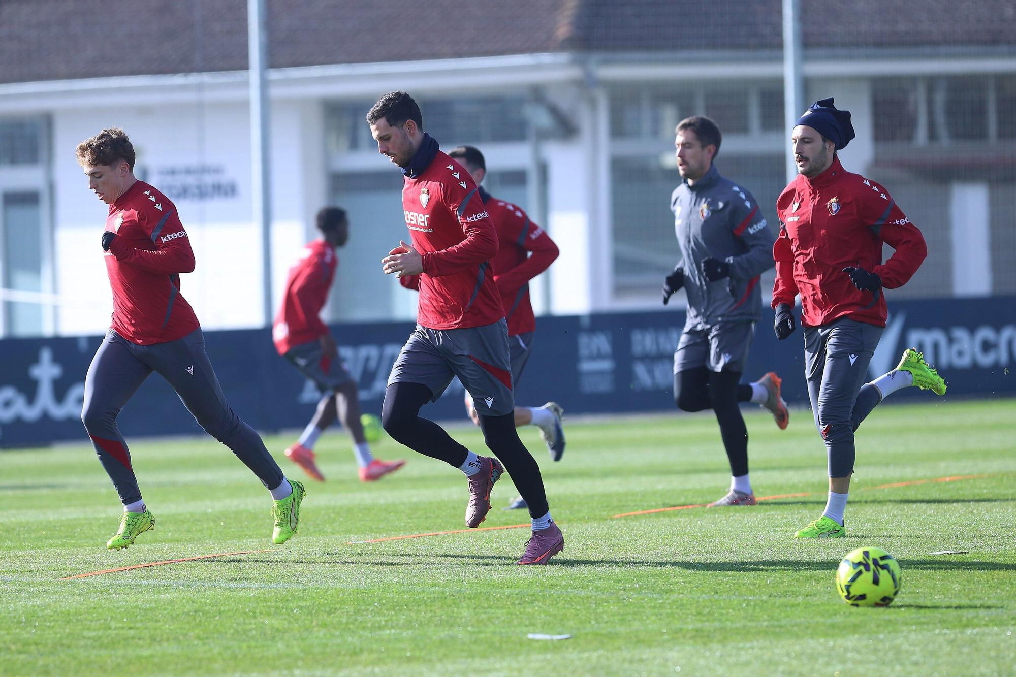 Fotos del entrenamiento de Osasuna de este 3 de diciembre