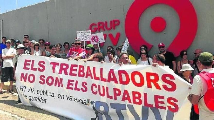 El comité de Ràdio Televisió Valenciana cifra el seguimiento de la huelga en el 90%