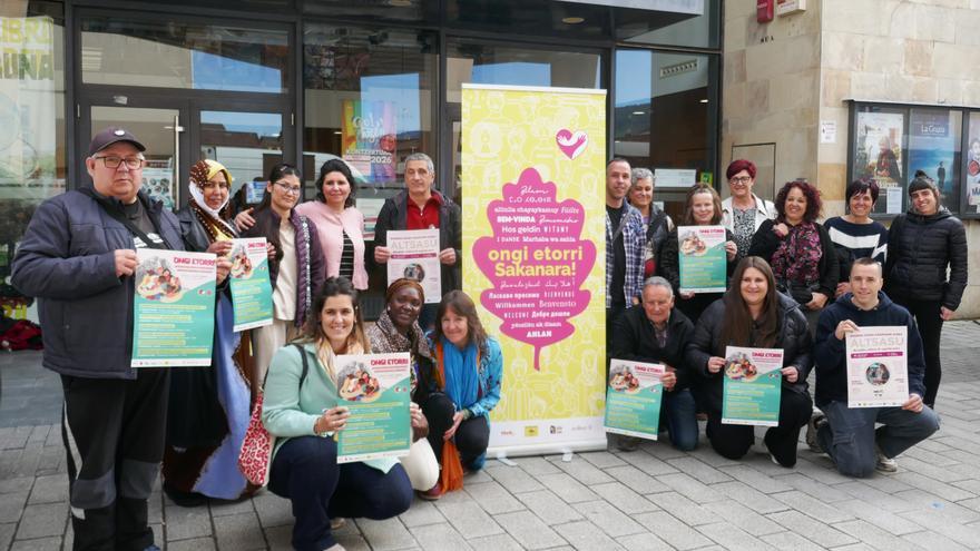 ‘Ongi etorri’ a las personas migrantes y refugiadas esta primavera en Altsasu, Olazti y Ziordia