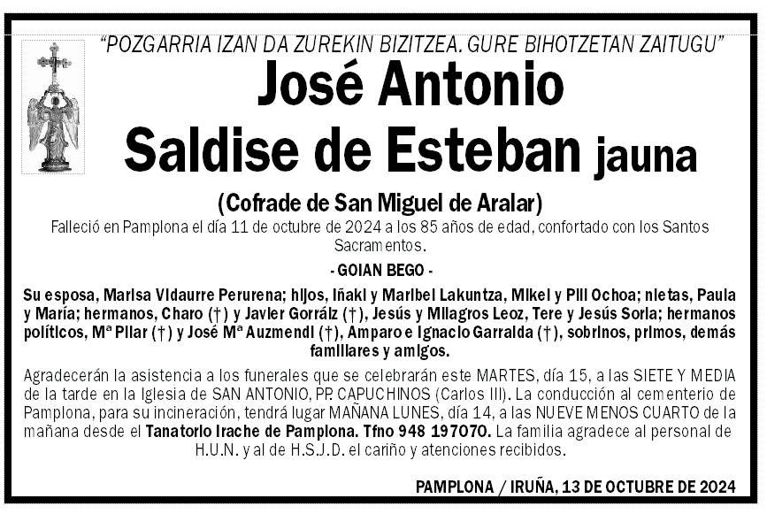 José Antonio Saldise de Esteban
