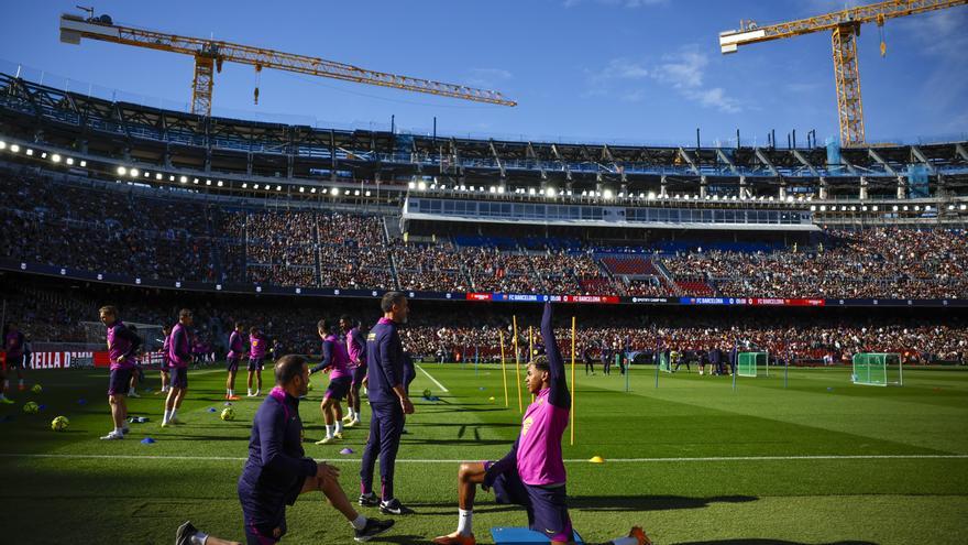 Fotos del nuevo Spotify Camp Nou en el primer día con público