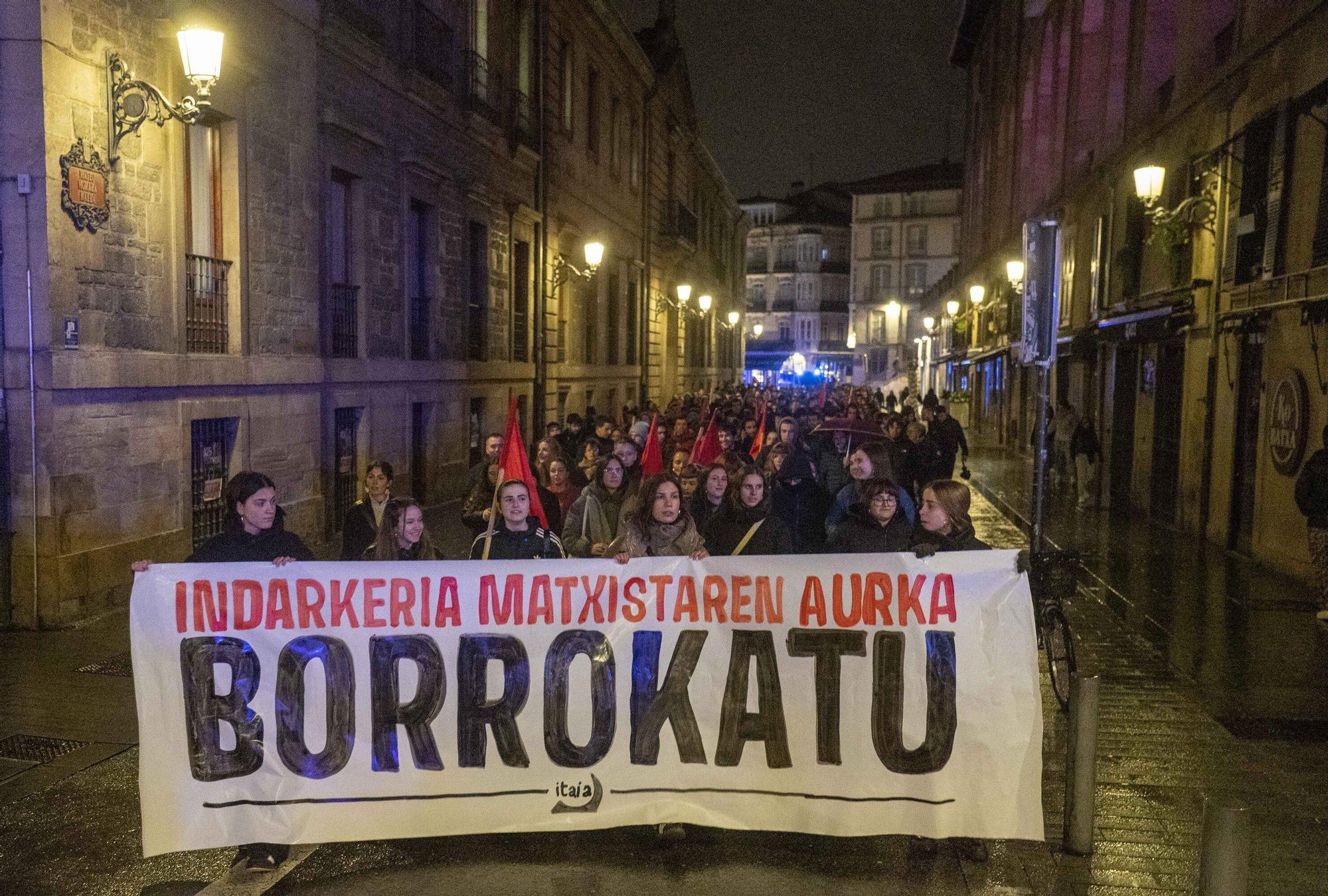 En imágenes: Manifestación de Itaia en el 25N