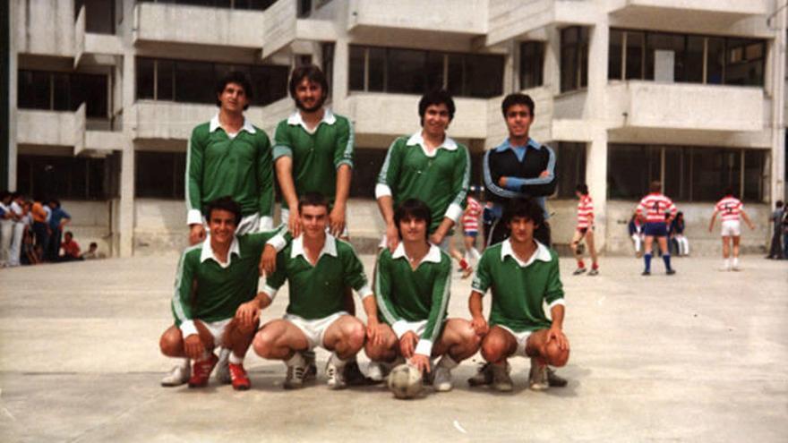 Alineación de mediados de los 80.