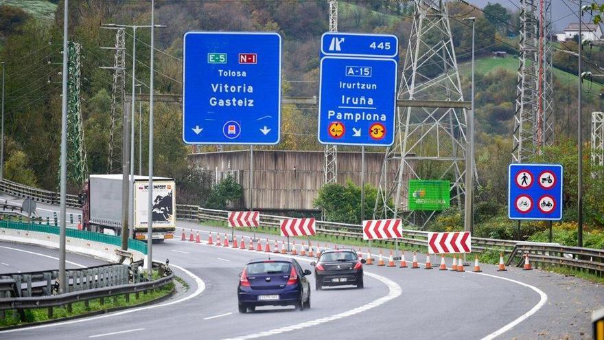 La A-15 se cerrará al tráfico la noche del lunes al martes
