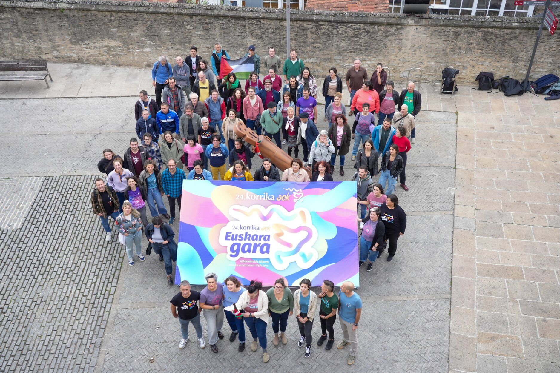 La presentación de la Korrika 2026, en imágenes