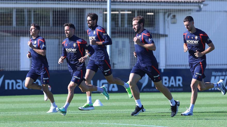 Fotos del entrenamiento de Osasuna de este domingo 13 de septiembre