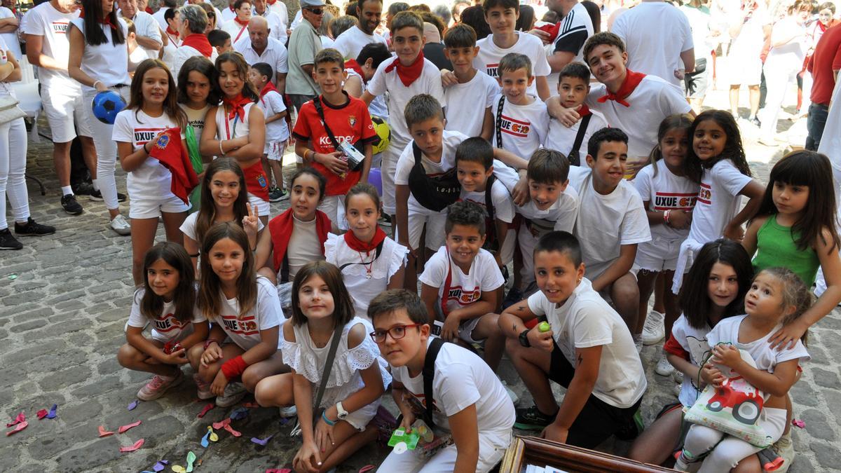 Cohete fiestas de Ujué 2025.