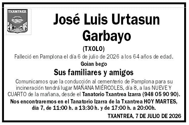 José Luis Urtasun Garbayo