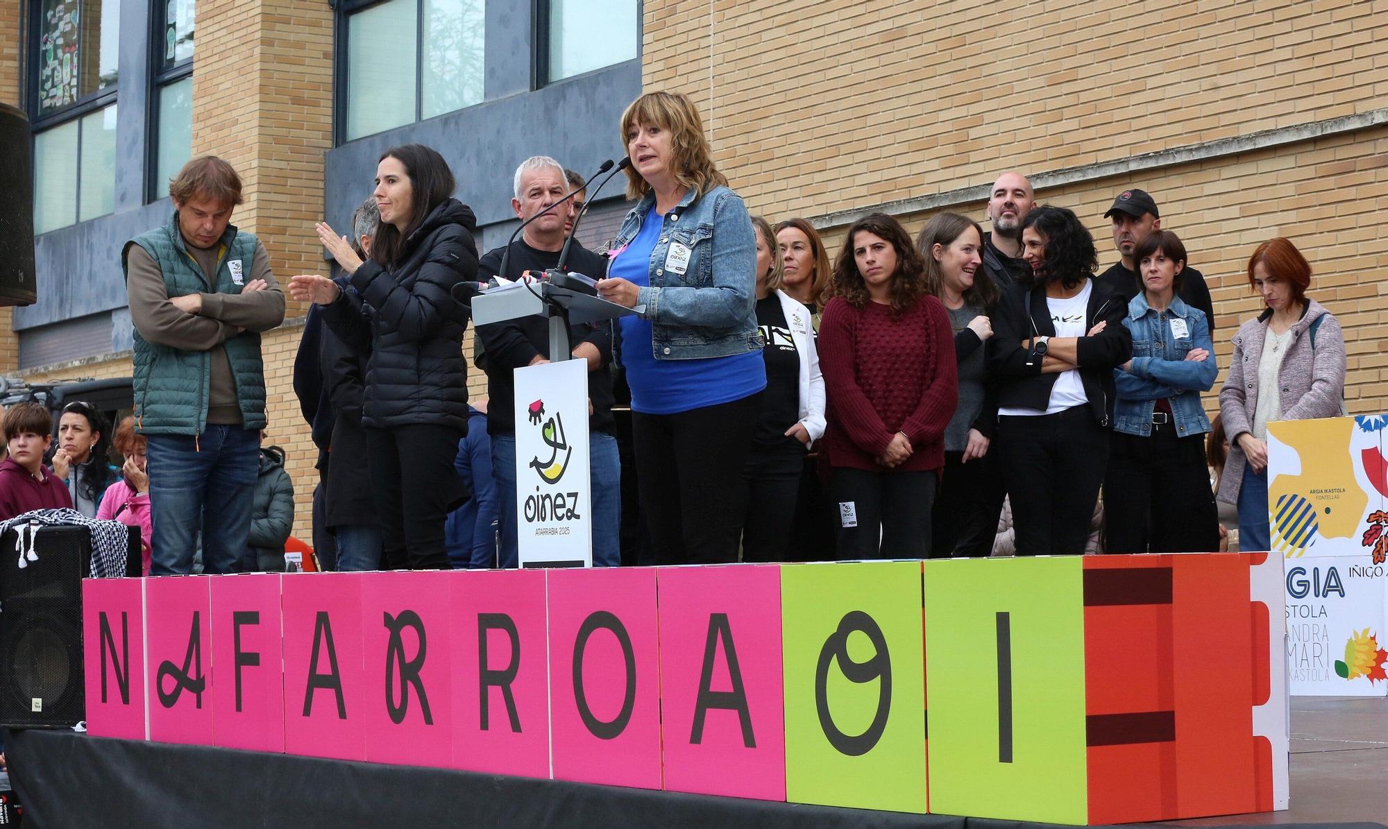 Fotos: Nafarroa Oinez 2025 en la ikastola Paz de Ziganda de Villava - Atarrabia