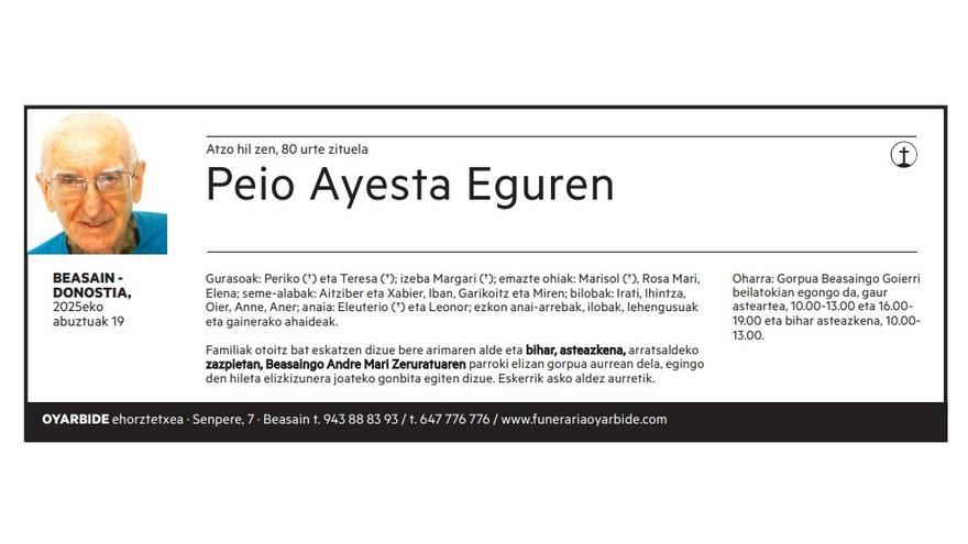 Peio Ayesta Eguren