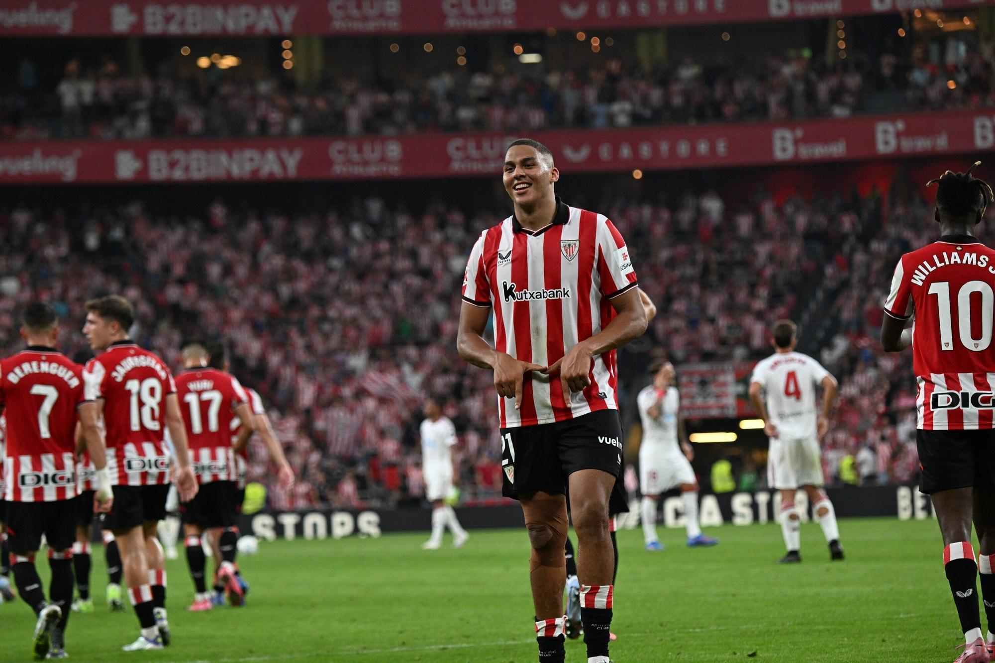 El Athletic-Sevilla, en imágenes