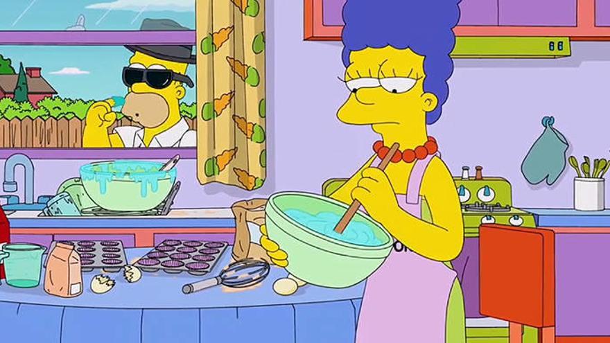 &#039;Los Simpson&#039; rinden homenaje a &#039;Breaking Bad&#039;.