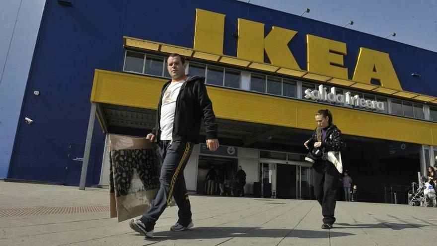 Exterior de una tienda de Ikea.