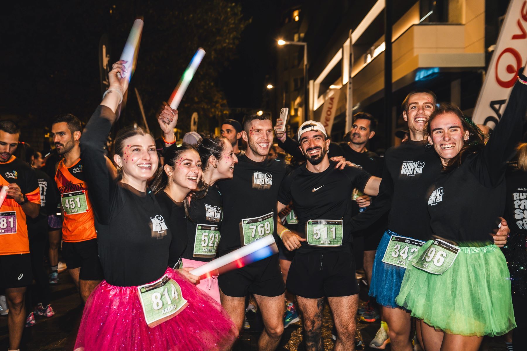 Las mejores imáganes de la Giroa Veolia Vitoria Night Run