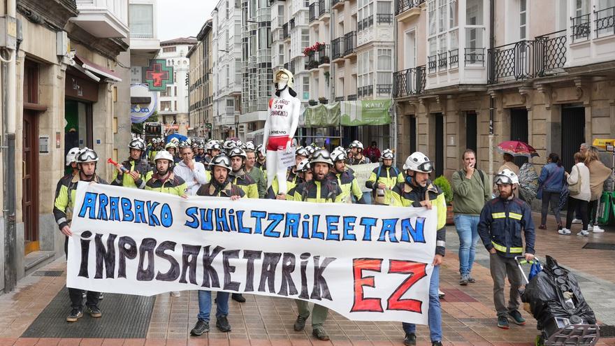 Huelga de los bomberos de Álava del 15 de julio al 4 de agosto
