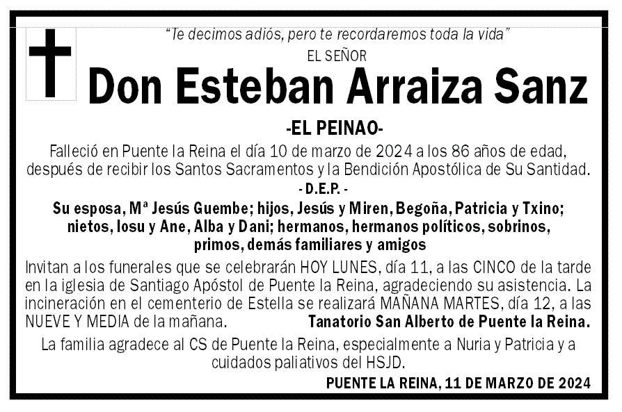 Esteban Arraiza Sanz