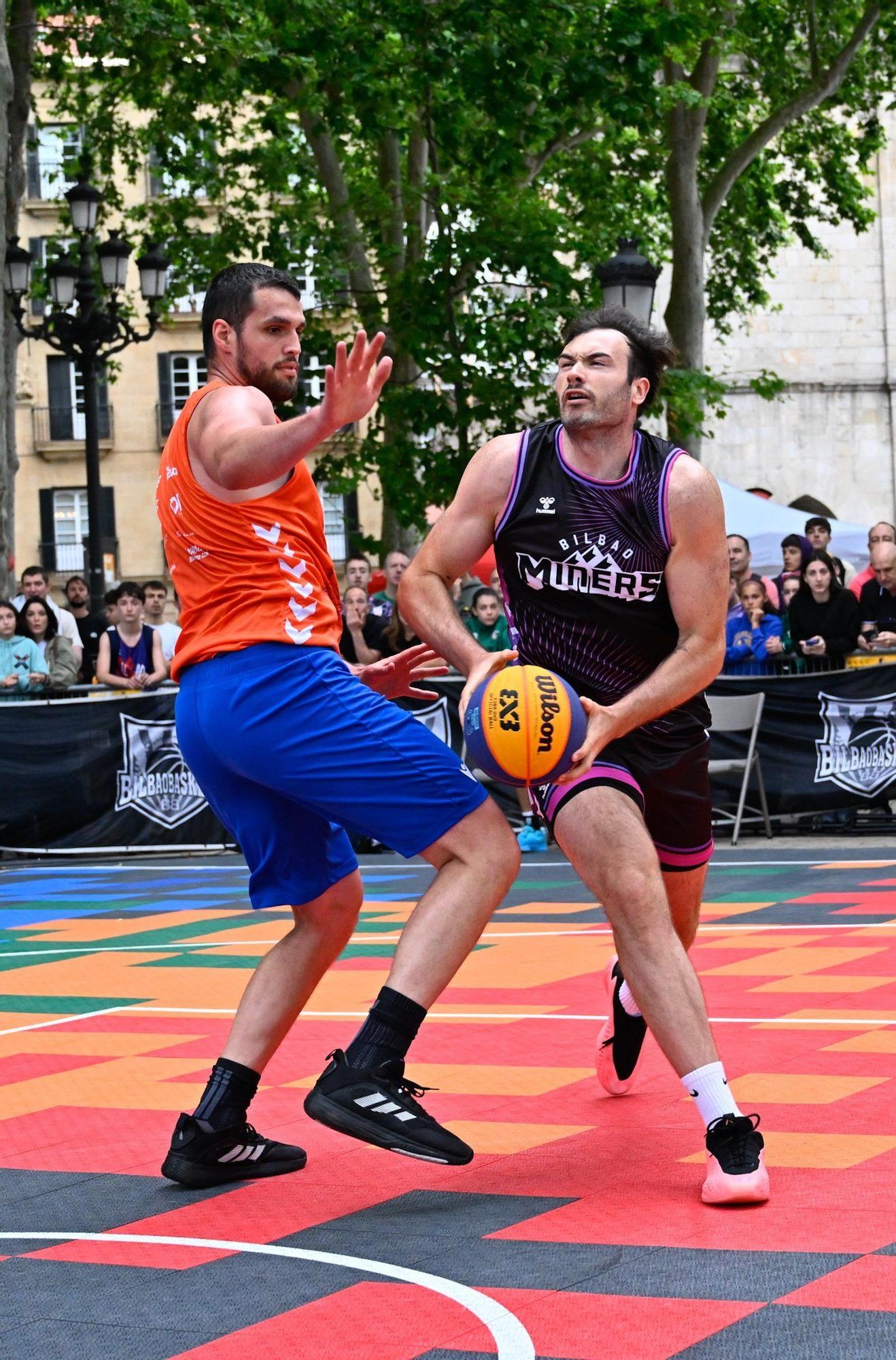 En imágenes: Bilbao se sube al carro del baloncesto 3x3