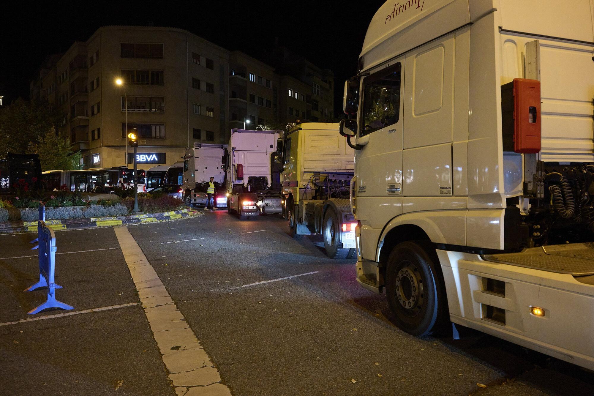 Una camionada irrumpe las calles de Pamplona