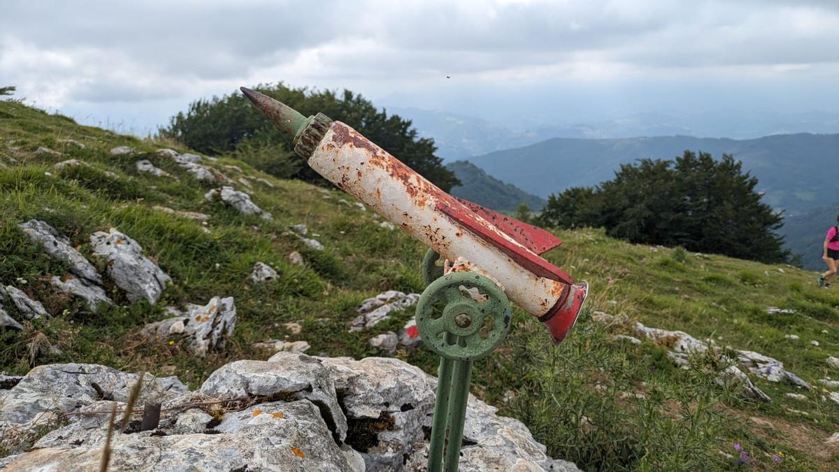 El curioso buzón en la cima de Ubeltz
