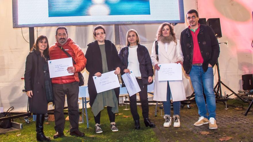 La banda Azkoaga pone la música a la Navidad en Zalla