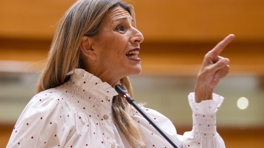 Yolanda Díaz: &quot;Queda Gobierno de corrupción para rato&quot;