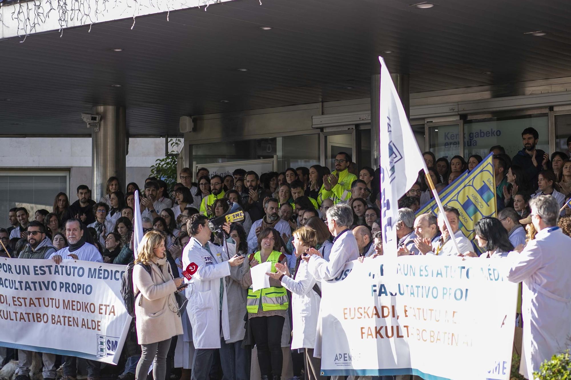 Los médicos de Gasteiz se movilizan por un Estatuto propio