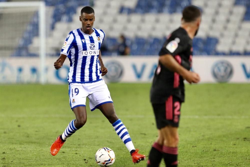 Partido disputado en Anoeta entre Real Sociedad y Real Madrid.