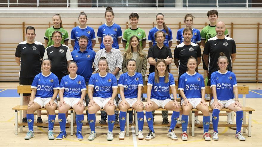 Fotos de la presentación del Txantrea de fútbol sala femenino