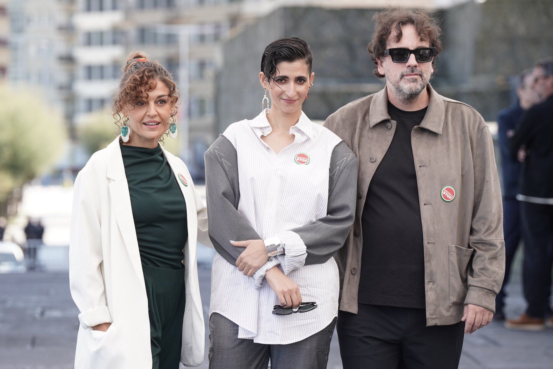 Elena Molina, Alba Flores e Isaki Lacuesta