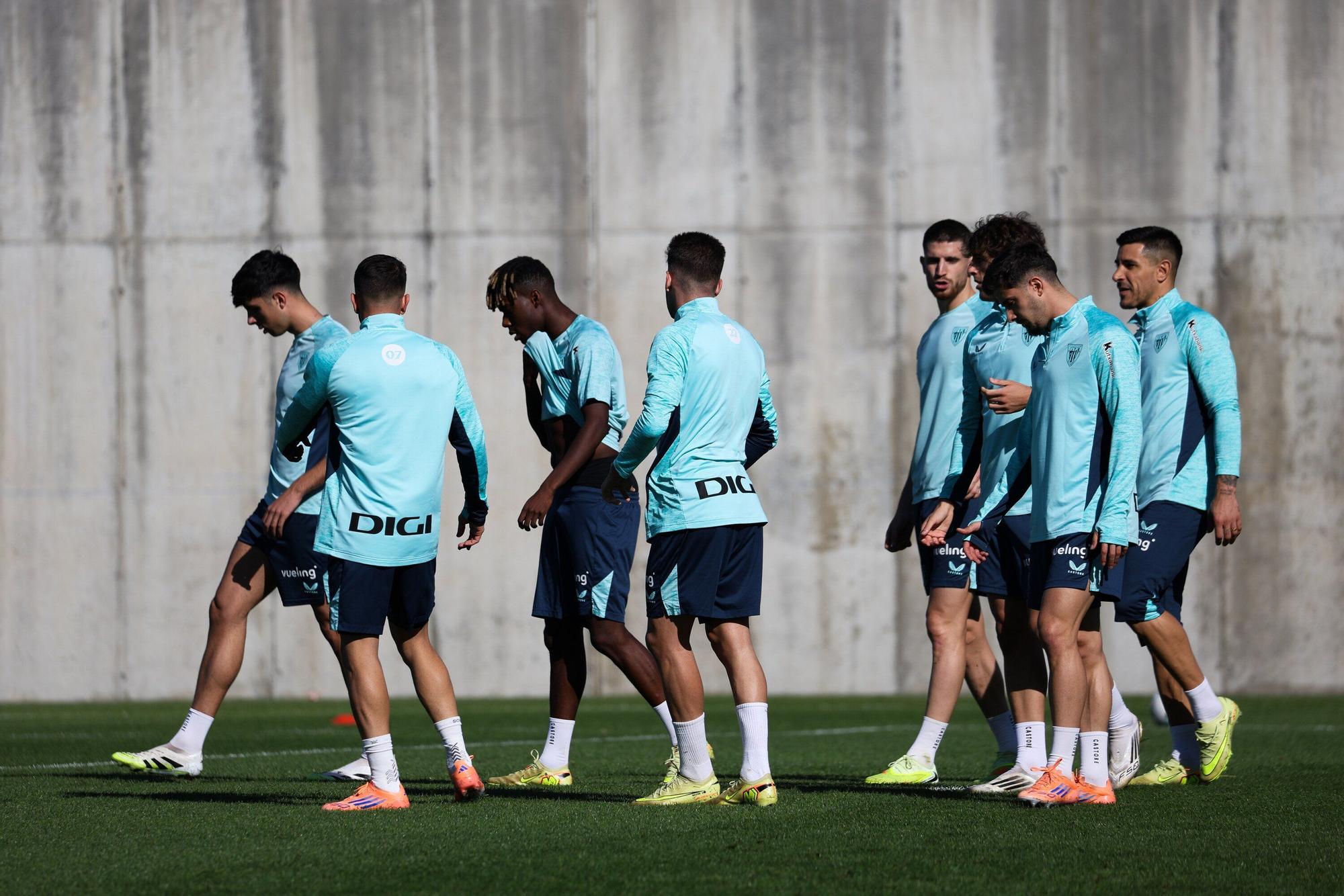 Entrenamiento del Athletic en Lezama