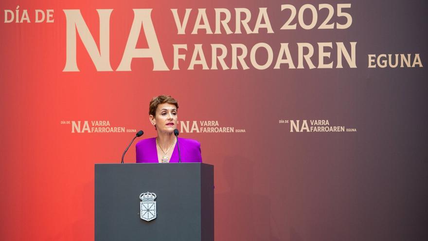 Chivite confía en que el Gobierno de Navarra &quot;va a continuar con estabilidad&quot; tras la destitución del director de Obras Públicas