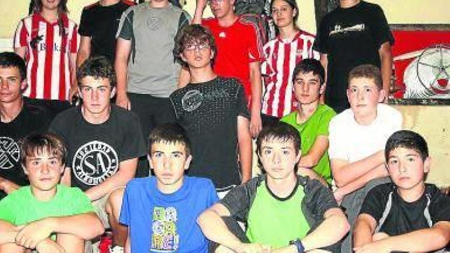 Jóvenes participantes en la anterior edición del programa.