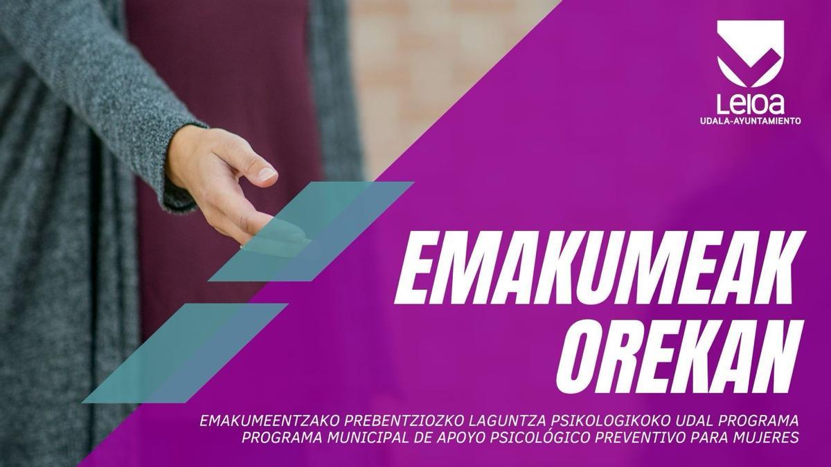 La atención psicológica a mujeres de Leioa regresa tras ayudar a 50 vecinas