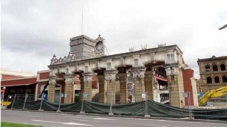 El pórtico volverá junto  a la estación del Norte