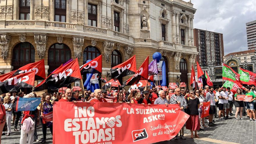 CNT se moviliza en Euskadi en apoyo a &#039;Las 6 de La Suiza&#039;