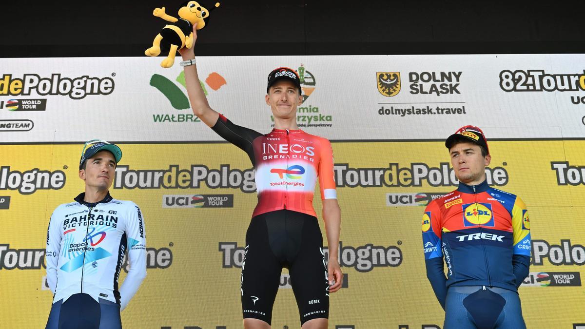Ben Turner ganó la etapa  por delante de Pello Bilbao y de  Andrea Bagioli