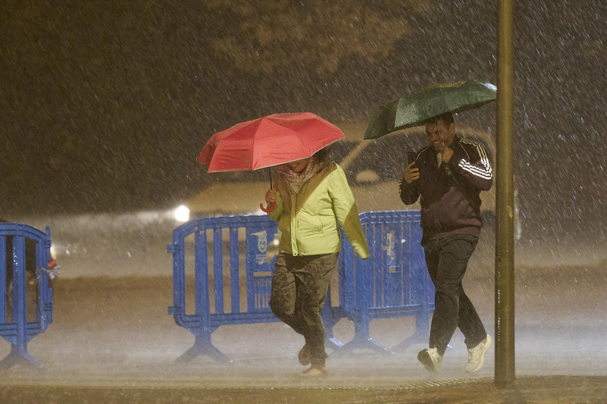 Tormenta en Pamplona y la Comarca