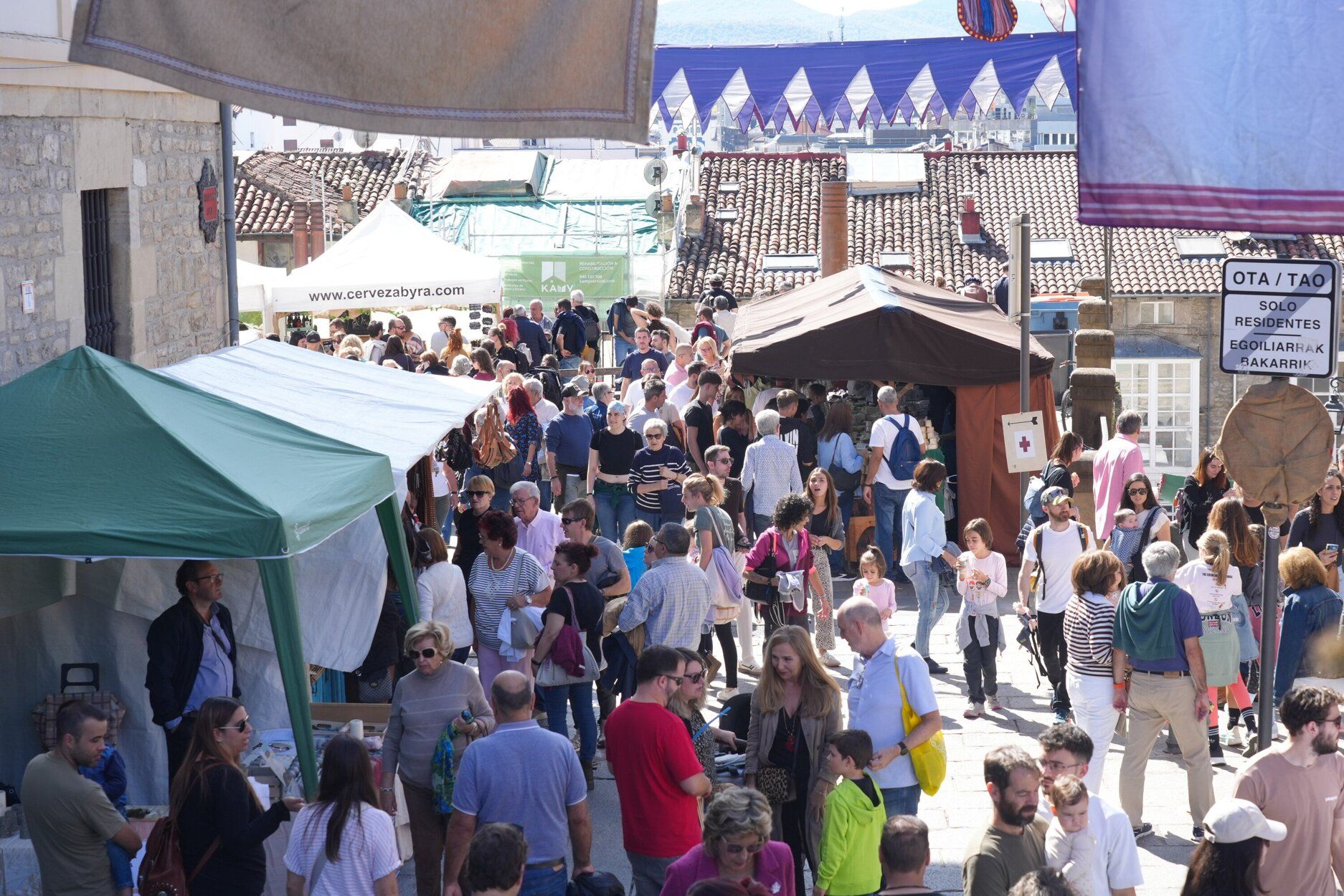 En imágenes: Segunda jornada del XXII Mercado Medieval de Vitoria