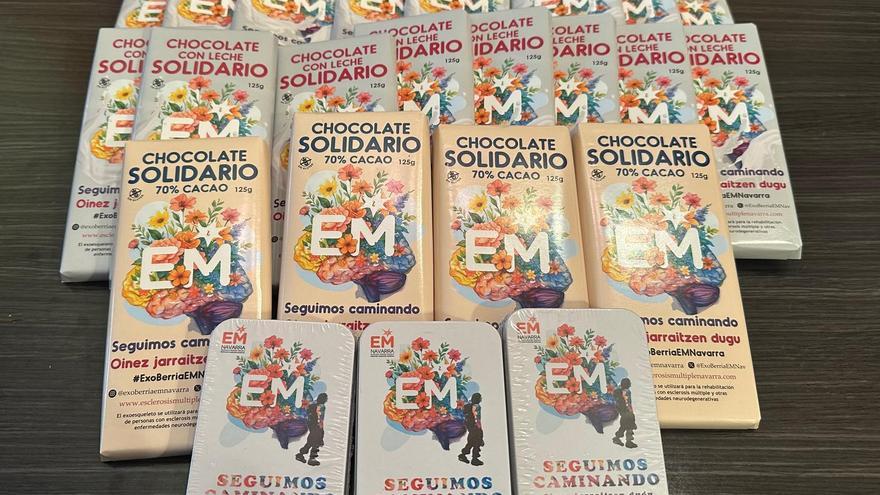 El chocolate solidario de Esclerosis Múltiple Navarra supera las 15.000 unidades en su primer mes