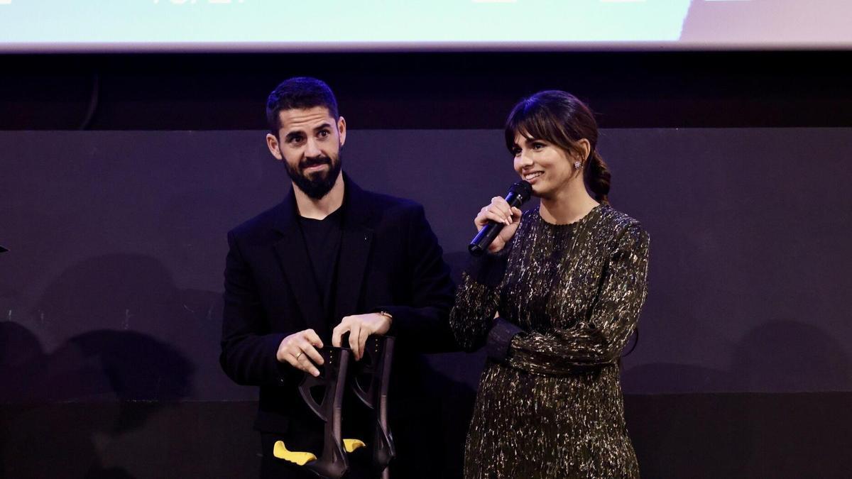 Isco Alarcón y Sara Sálamo durante la proyección de &#039;En silencio&#039;.