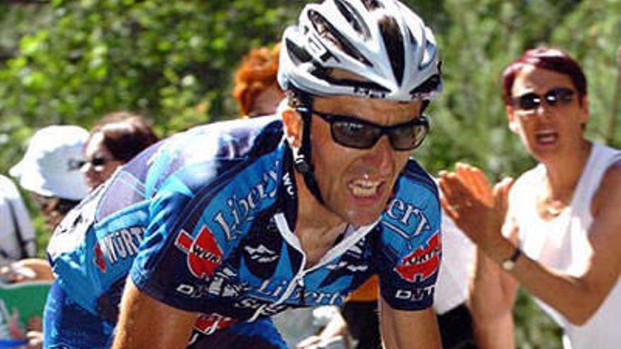 Marcos Serrano en su etapa en el Liberty.