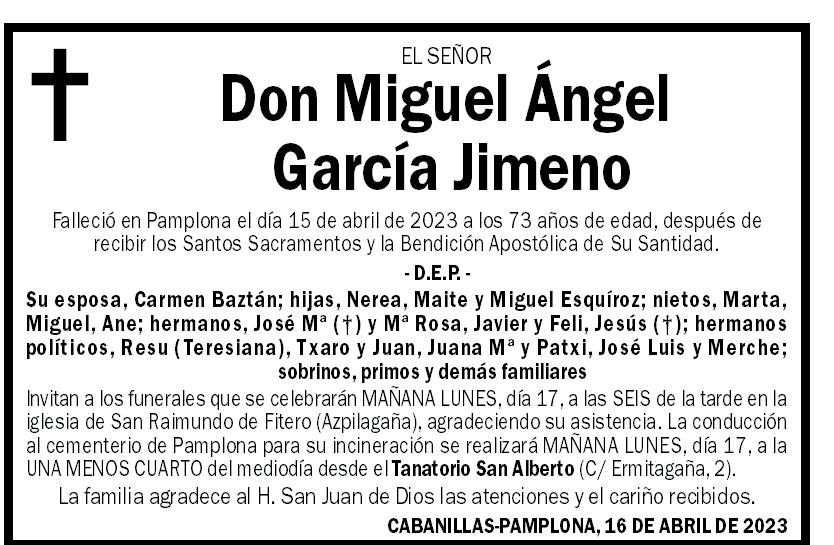 Miguel Ángel García Jimeno