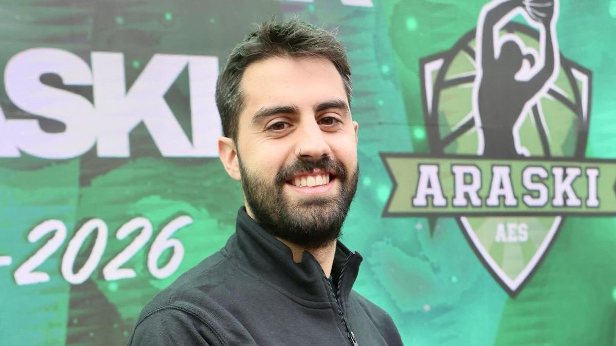 David González de Zárate, fisioterapeuta de Kutxabak Araski