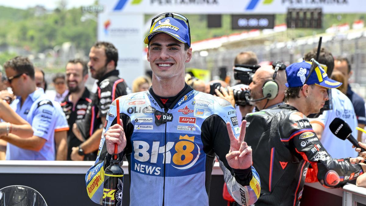 Fermín Aldeguer se convirtió en Indonesia en el segundo piloto más joven de la historia en ganar en MotoGP.
