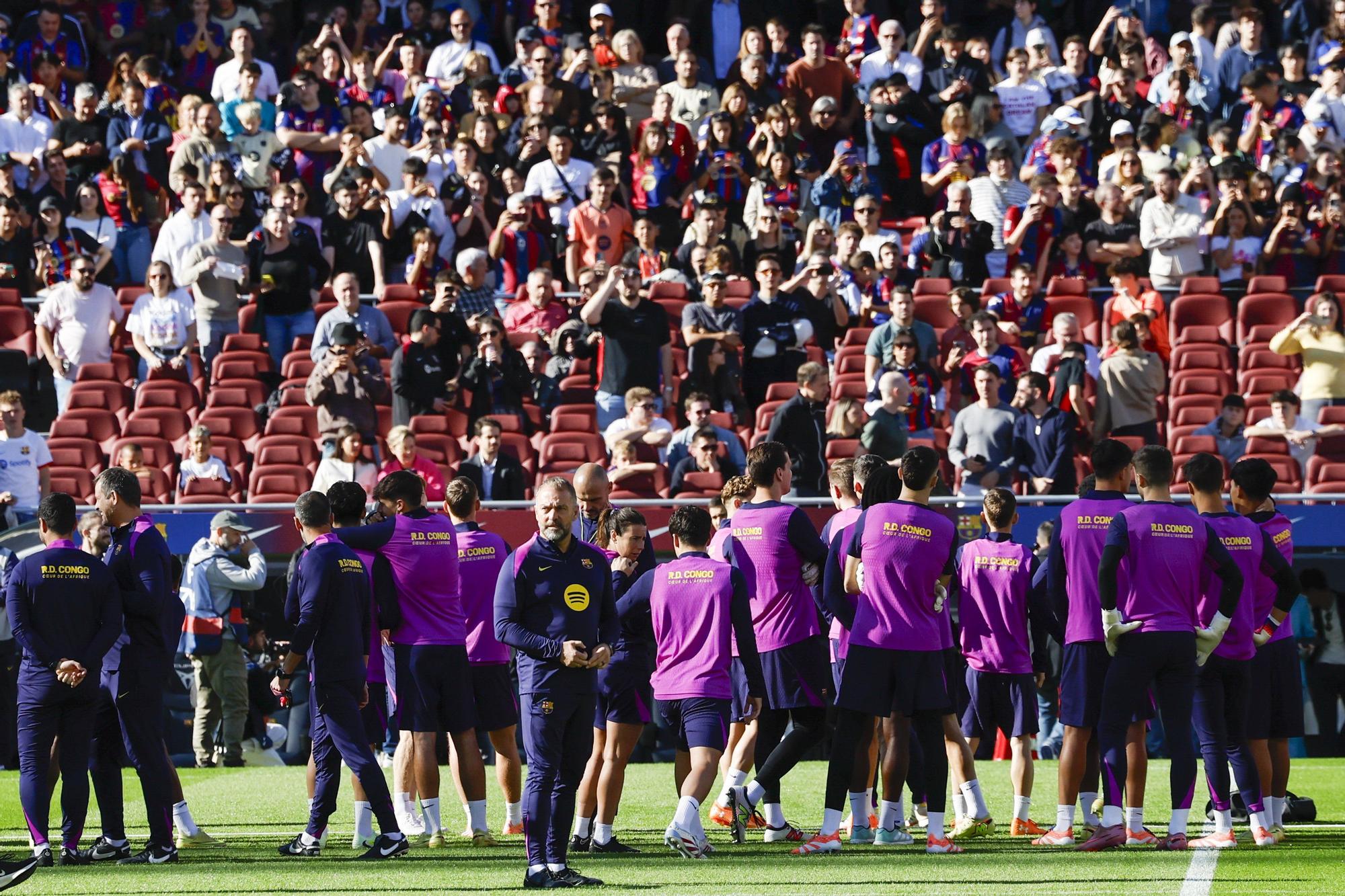 Fotos del nuevo Spotify Camp Nou en el primer día con público