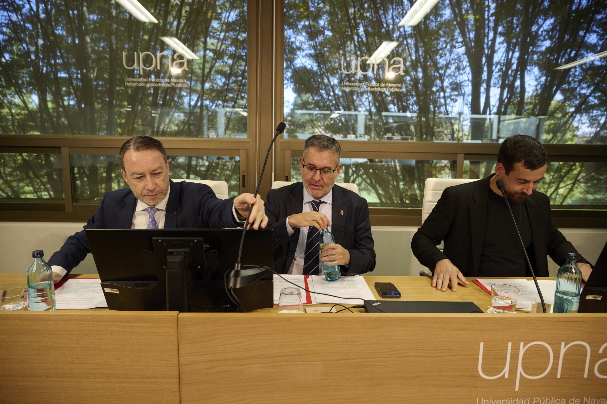 Fotos de la toma de posesión de Francisco Javier Santiago Marcos como nuevo presidente del Consejo Social de la UPNA