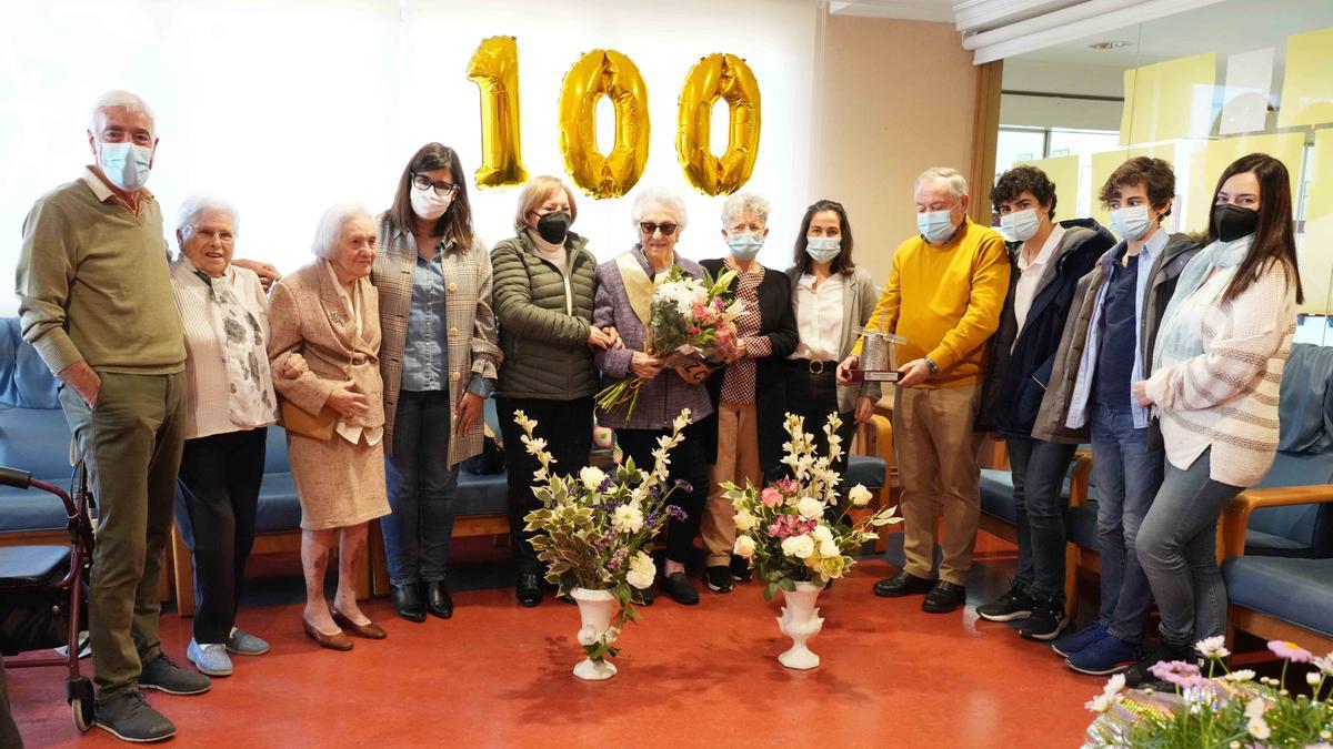 María Pasión Toha celebra su 100 cumpleaños