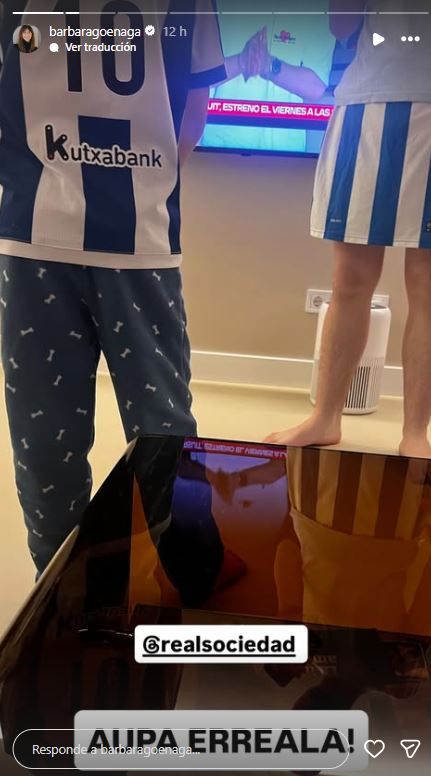 Bárbara Goenaga comparte esta historia de apoyo a la Real